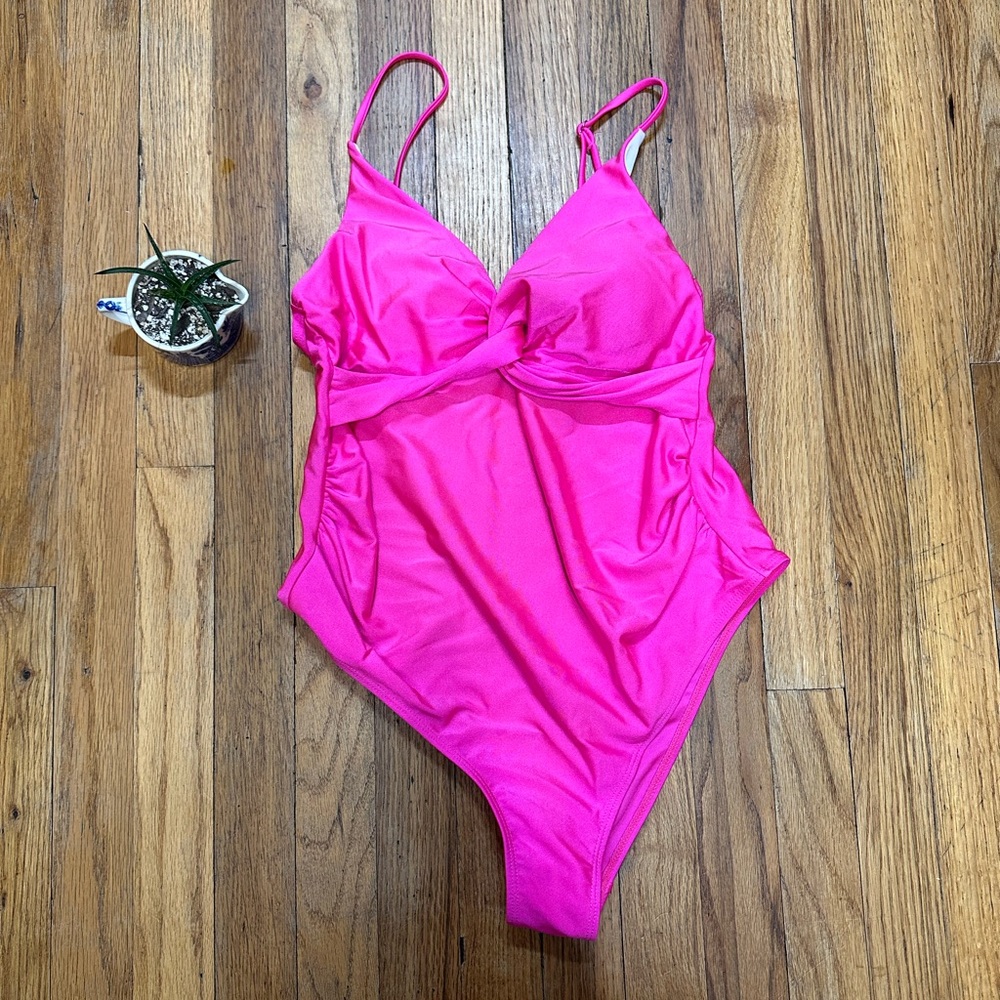 Maternity. Hot Pink Swimsuit. Size M.